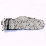 <tc>1940's</tc> Transparent Polka Dot Fishnet Socks