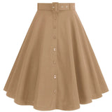 <tc>1960's</tc> Vintage Mary-jane Flared Skirt