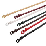 Années 40 Ceinture Fine En Cuir Rétro - Ma Penderie Vintage