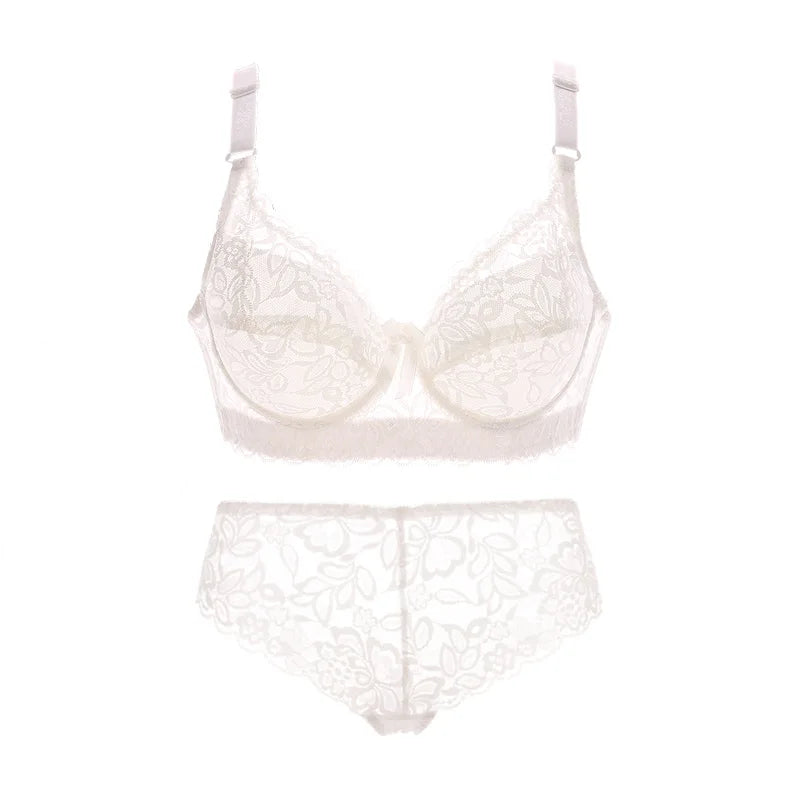 <tc>1970's</tc> Retro Floral Lace Lingerie Set