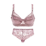 Années 70 Ensemble Lingerie Dentelle Florale Rétro