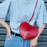 <tc>1960's</tc> Retro Heart Shaped <tc>M</tc>Handbag