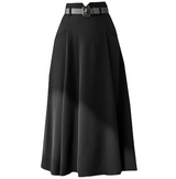 <tc>1940's</tc> Mildred Flared Belted Skirt