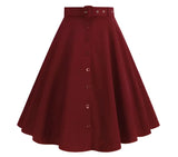 <tc>1960's</tc> Vintage Mary-jane Flared Skirt