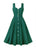 Années 50 Robe Évasée À Bretelles Imprimée Pois - Ma Penderie Vintage