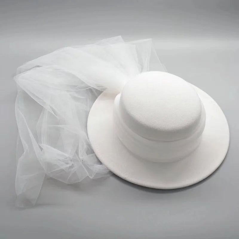 Années 80 Chapeau Haut Glamour Mariée Rétro - Ma Penderie Vintage