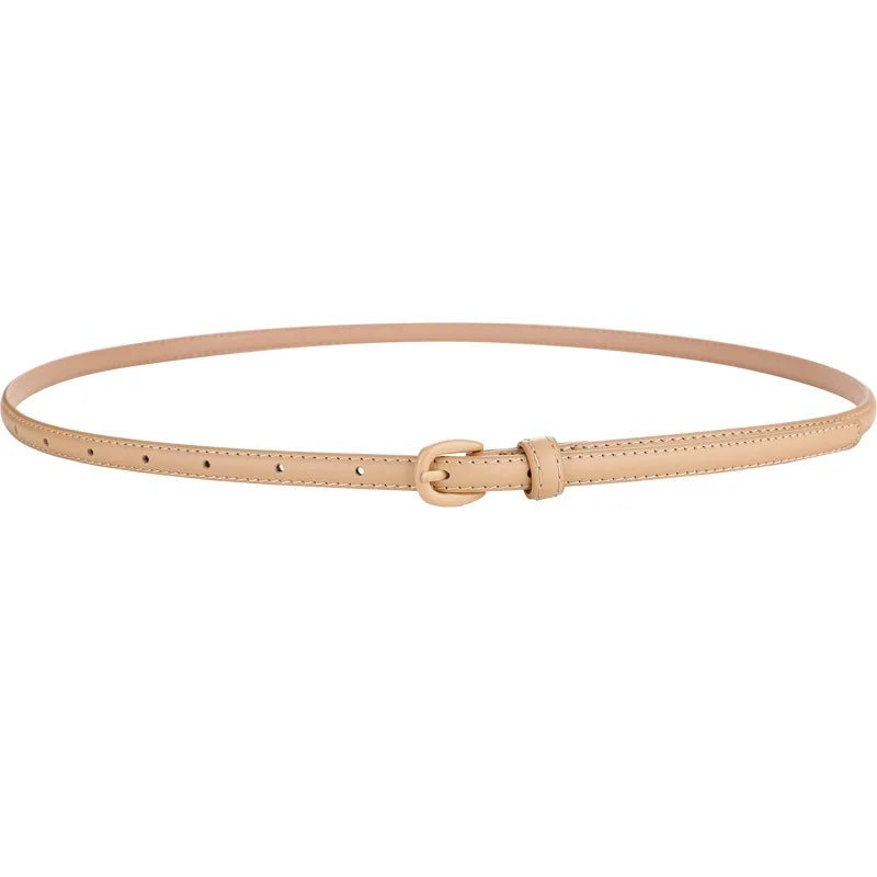 Années 40 Ceinture Fine En Cuir Rétro - Ma Penderie Vintage