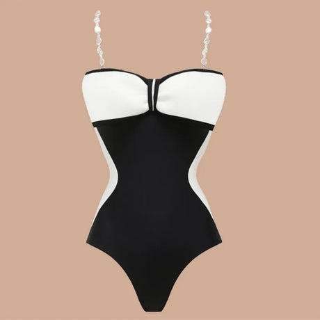 Années 80 Ensemble Maillot de Bain Jupe Rétro Beverly Hills - Ma Penderie Vintage