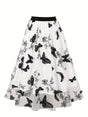 Années 50 Jupe Rétro Broderie Papillon Dita - Ma Penderie Vintage
