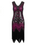 <tc>Años 20</tc> Vestido de noche retro con lentejuelas El gran Gatsby