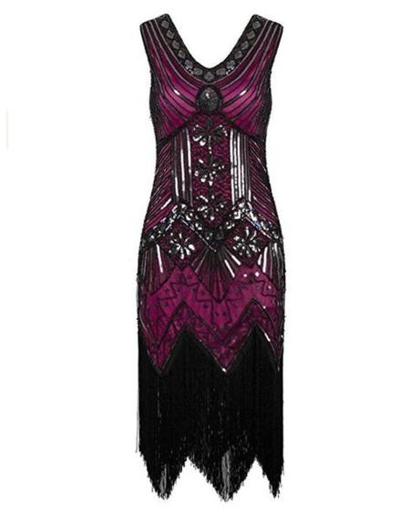 1920's Retro Sequin Evening Dress The Great Gatsby