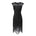 Années 20 Robe Fourreau Sequins Art Deco