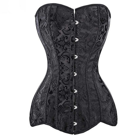 Années 60 Corset Vintage Brocart Fleuri - Ma Penderie Vintage