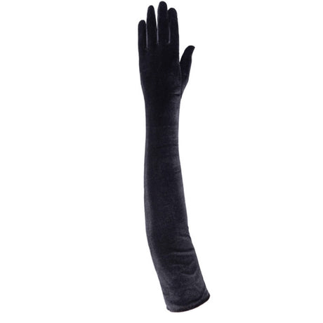 Années 50 Gants Longs Velours Glamour