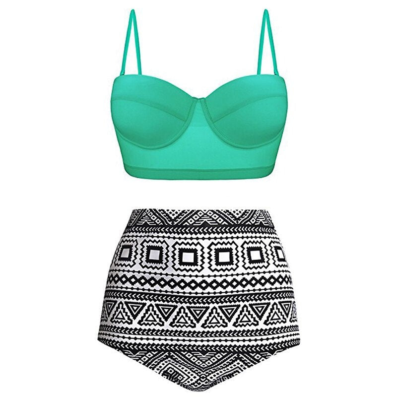 <tc>1950's</tc> Pin Up Two Piece Swimsuit