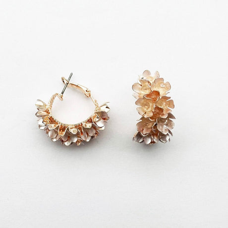 Années 60 Boucles d'oreilles Fleurs Rétro Magnolia - Ma Penderie Vintage