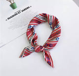 Années 50 Foulard Imprimé Rayures Vintage - Ma Penderie Vintage