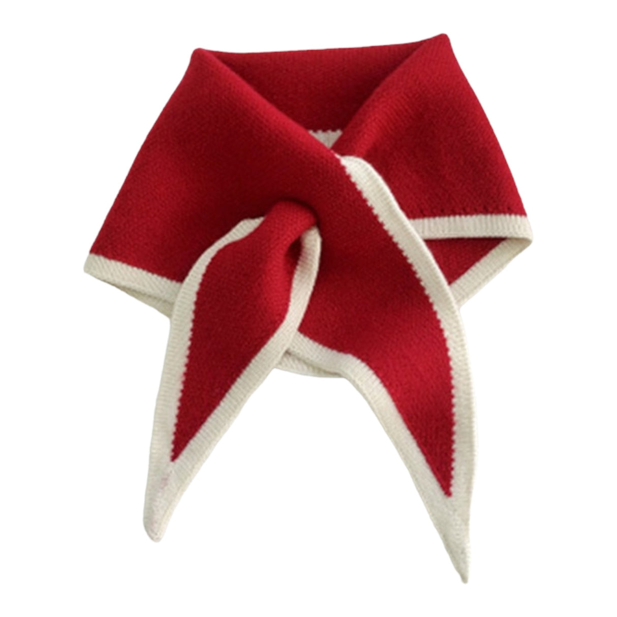 <tc>1940's</tc> Retro Knit Cross Scarf