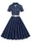 Années 50 Robe Évasée À Pois Rétro Mad Men - Ma Penderie Vintage