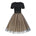 Années 50 Robe Évasée Pin Up Tulle À Pois - Ma Penderie Vintage