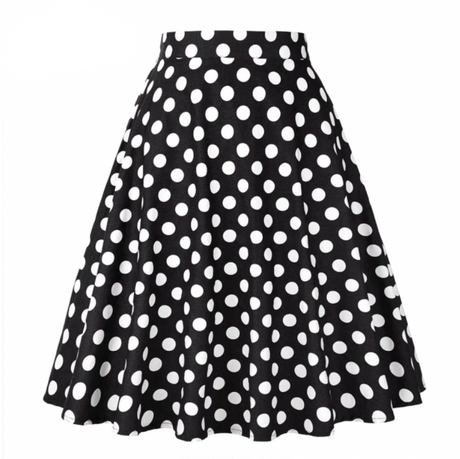 1950's Pin Up Polka Dot Circle Skirt