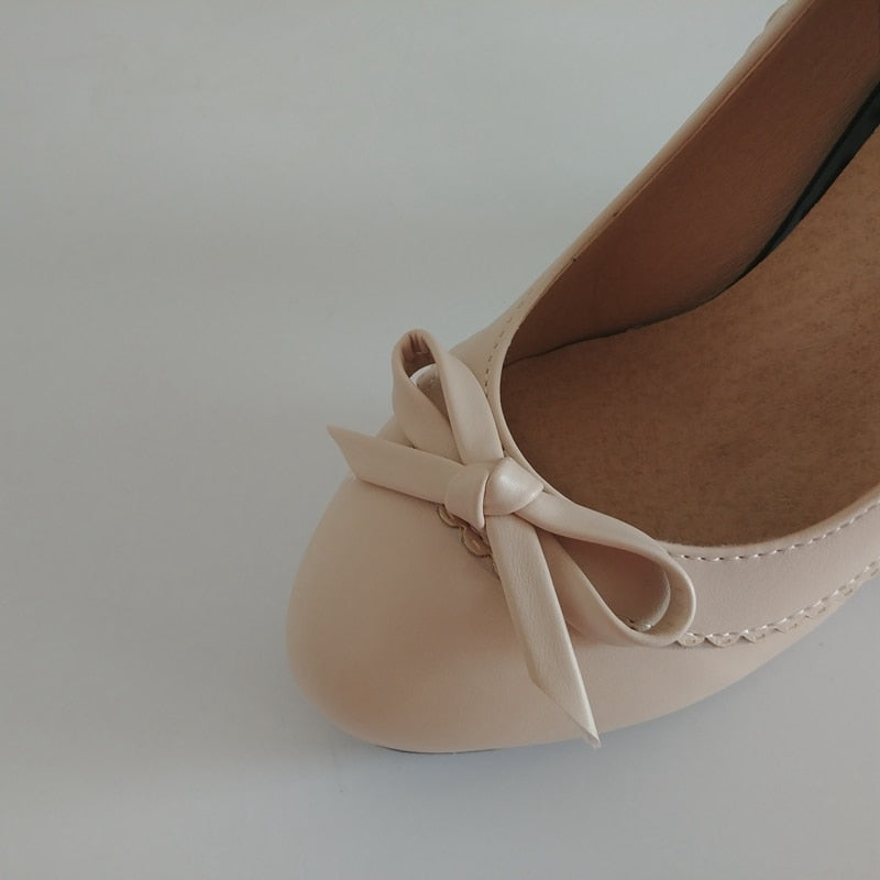 <tc>1950's</tc> Monochrome Plain Retro Heeled Shoes