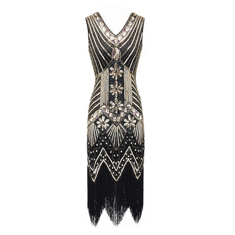 1920's Retro Sequin Evening Dress The Great Gatsby