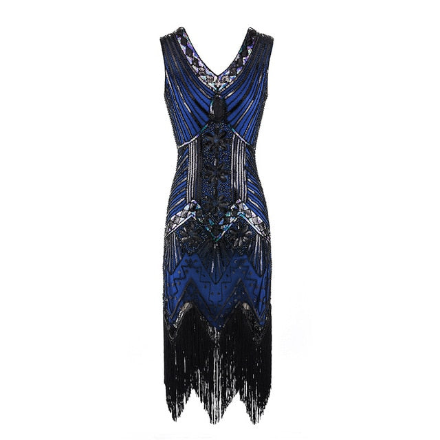 <tc>1920's</tc> Retro Sequin Evening Dress The Great Gatsby