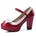 1950's Retro Pin Up Heeled Shoes