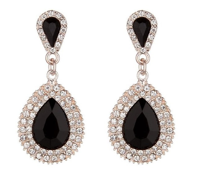 <tc>1950's</tc> Evening Rhinestone Earrings