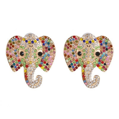 <tc>1960's</tc> Rhinestone Evening Earrings