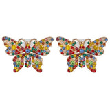 <tc>1960's</tc> Rhinestone Evening Earrings