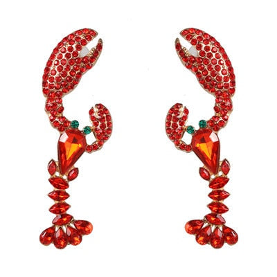 <tc>1960's</tc> Rhinestone Evening Earrings