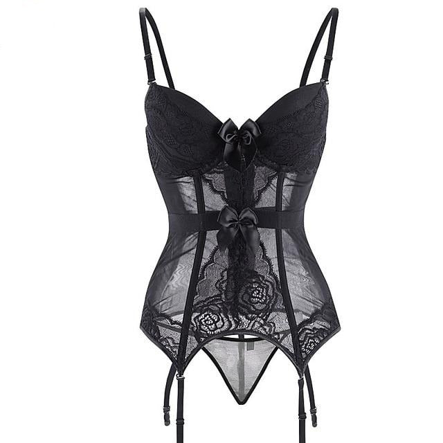 Années 60 Ensemble Lingerie Corset Vintage Bunny - Ma Penderie Vintage