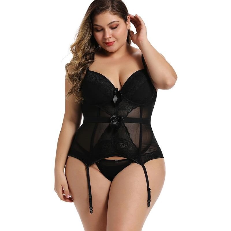 Années 60 Ensemble Lingerie Corset Vintage Bunny - Ma Penderie Vintage
