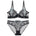 Années 60 Ensemble Soutien - Gorge et Culotte Brodé Cerise - Ma Penderie Vintage