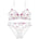 Années 60 Ensemble Soutien - Gorge et Culotte Brodé Cerise - Ma Penderie Vintage