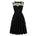 Années 50 Robe Trapèze Velours Pin Up Dita - Ma Penderie Vintage