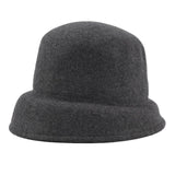 Années 60 Chapeau Cloche Rétro Fedora Gris - Ma Penderie Vintage