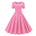 Années 50 Robe Col Carré À Pois Lucille - Ma Penderie Vintage