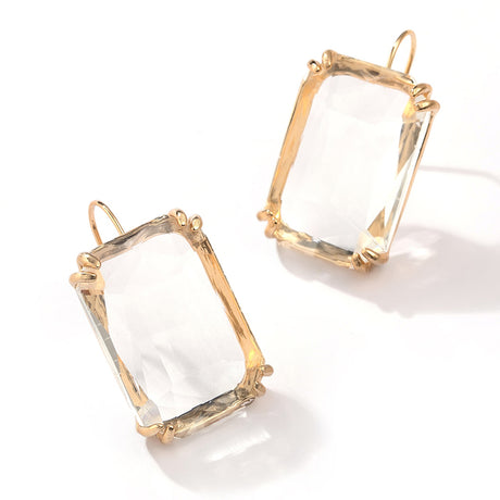 1950's Rhinestone Dangling Earrings