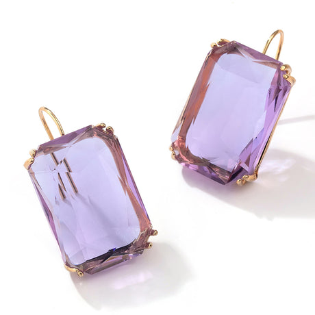 1950's Rhinestone Dangling Earrings