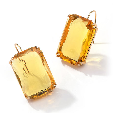 1950's Rhinestone Dangling Earrings