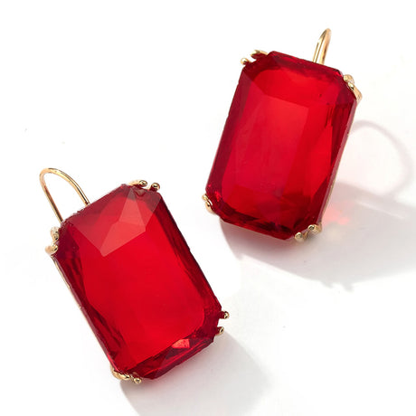 1950's Rhinestone Dangling Earrings