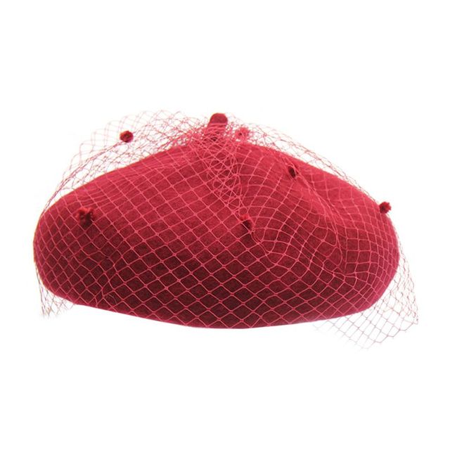 Années 50 Béret Rétro Glamour Paris Rouge - Ma Penderie Vintage