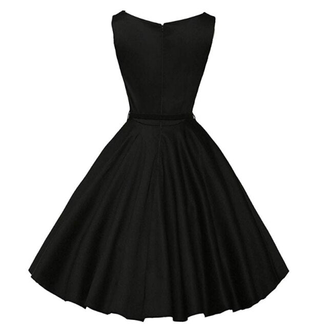 <tc>1950's</tc> Pin Up Hepburn Flared Dress