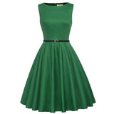 <tc>1950's</tc> Pin Up Hepburn Flared Dress